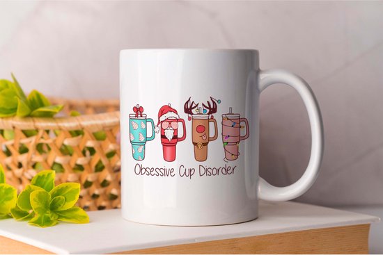 Mok Obsessive Cup Disorder - Christmas - Gift - Cadeau - HolidaySeason - MerryChristmas - ChristmasTree - WinterWonderland - SeasonsGreetings - HolidayCheer - HappyHolidays