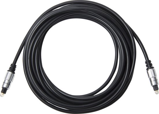 MUSIC STORE Câble Optafeles 5m Premium Toslink mâle => mâle - Câble fibre optique
