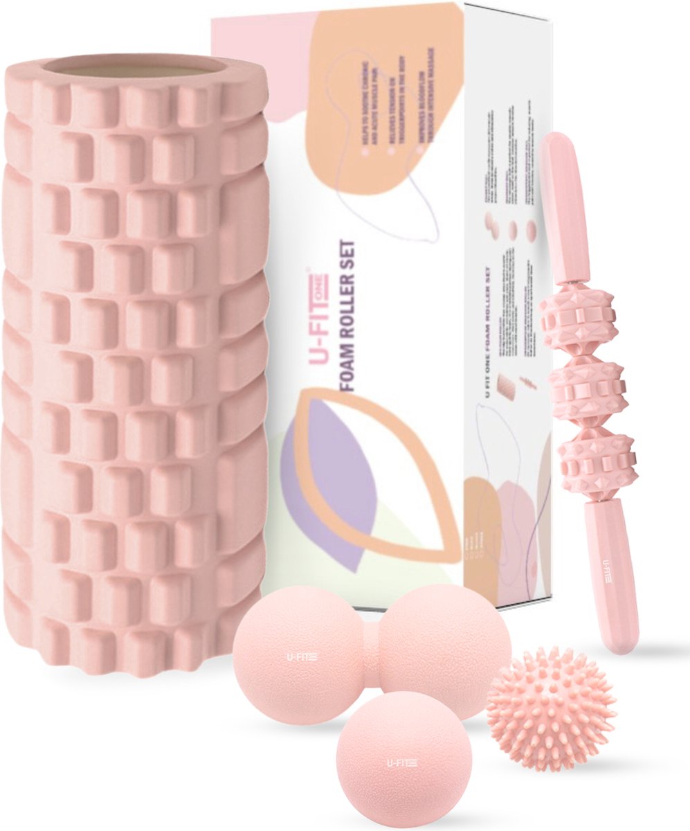 U Fit One 5 Delige Foam Roller Set