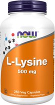 L-Lysine 500mg Now Foods 250caps