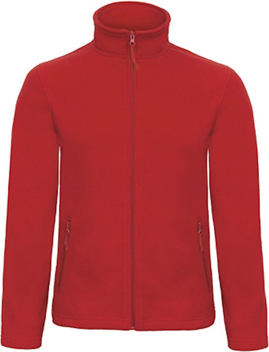 Fleecevest 'ID.501 Micro Fleece Full Zip' Maat S Rood