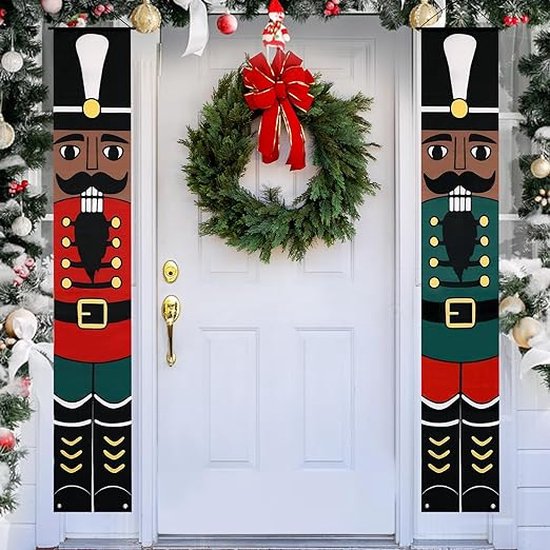 600d Bannière Noël Casse-Noisette 30x180cm - Décorations Porche Et