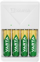 Varta Easy Plug Charger chargeur de batterie pour AA/AAA avec 4x AA / 2100 mAh / blanc