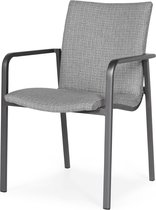 SUNS Anzio dining chair matt royal grey/light anthracite mixed weave