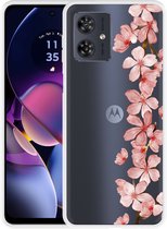 Cazy Hoesje geschikt voor Motorola Moto G54 5G Flower Branch