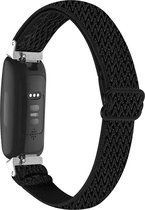 Nylon bandje - geschikt voor Fitbit Inspire 3 - zwart