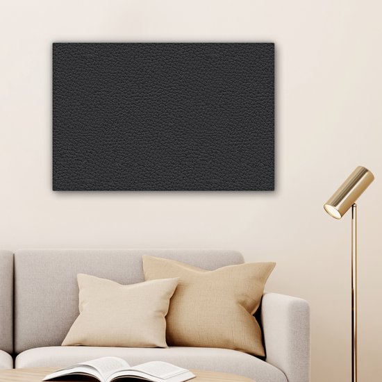 Canvas schilderij 150x100 cm - Wanddecoratie Leer - Structuur - Dierenhuid - Muurdecoratie woonkamer - Slaapkamer decoratie - Kamer accessoires - Schilderijen