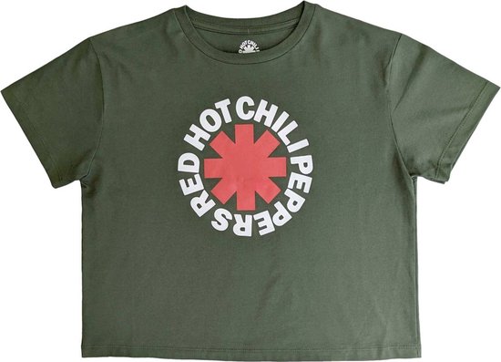 Red Hot Chili Peppers - Classic Asterisk Crop top - Groen