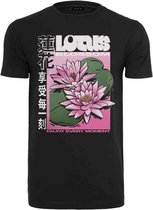Mister Tee - Lotus Flower Heren T-shirt - XS - Zwart