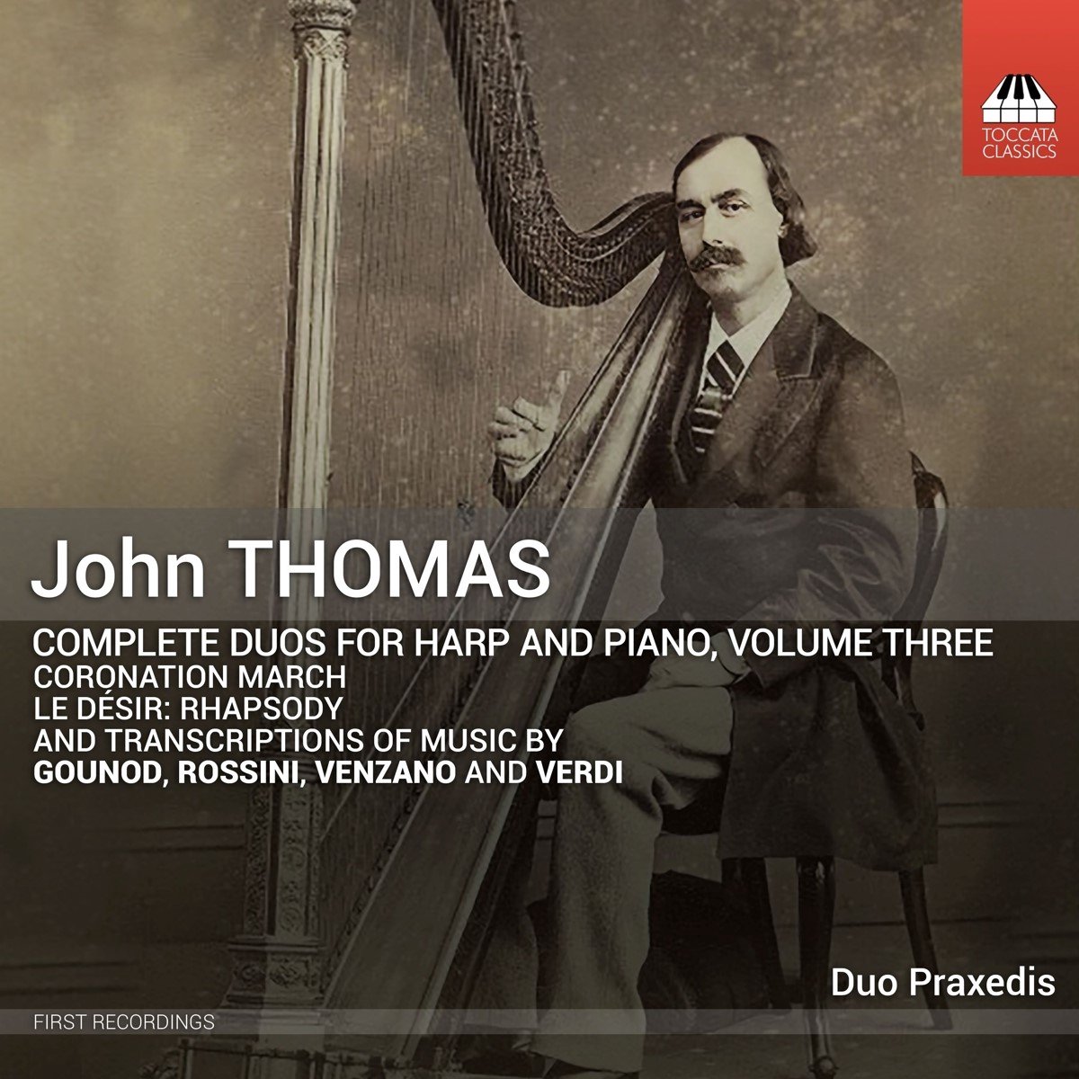 Duo Praxedis - Thomas: Complete Duos For Harp And Piano, Volume Three (CD)