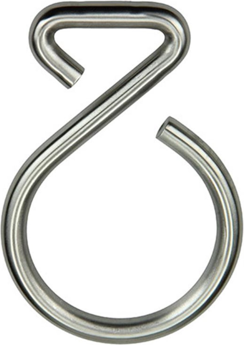 Huisnummer "8" Yale Inox RVS hoog 130mm diameter 10mm