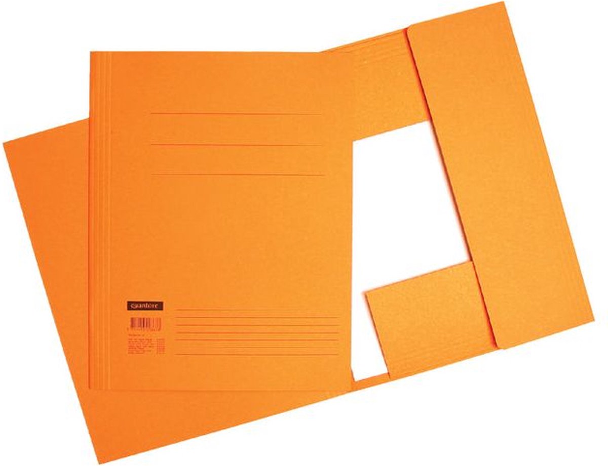 Dossiermappen Quantore A4 320 gr Oranje – set 10 stuks - Quantore