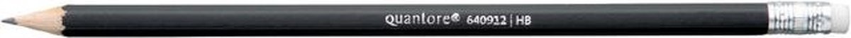 Potlood quantore hb met gum | 144 stuks