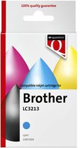 Inktcartridge quantore brother lc3213 blauw | 1 stuk | 12 stuks