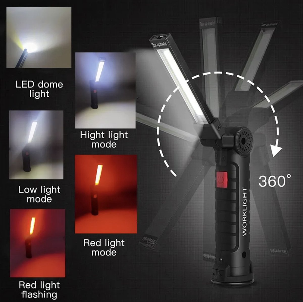 Looplamp-Led-Werklamp-Garagelamp-led-Accu-Oplaadbaar-Groot-Grote ...