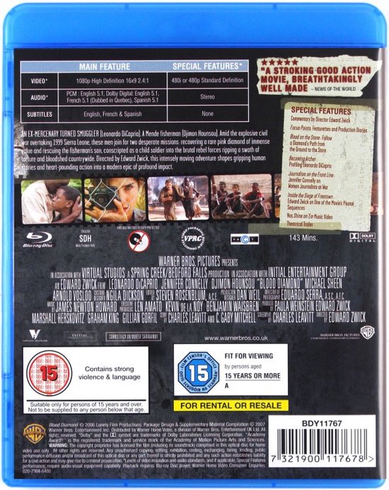 Blood Diamond [Blu-Ray]
