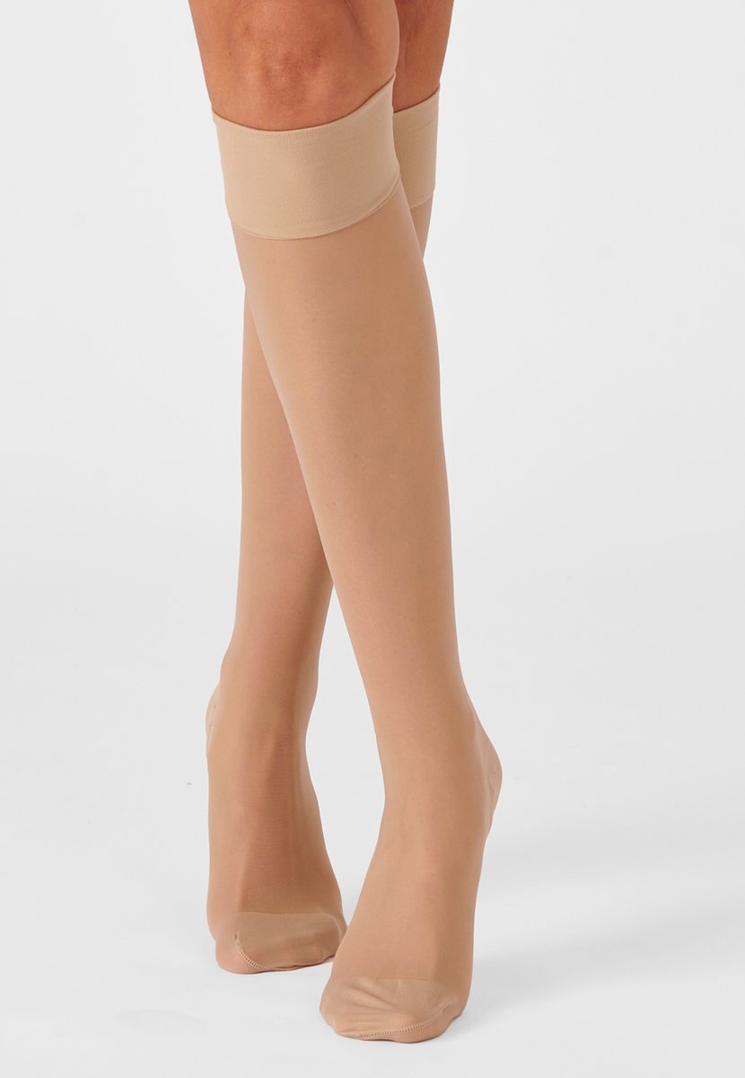 Damart - Compressiekousen degressief lichtgewicht Sigvaris, 70D - Dames - Beige - 40/41 (3)