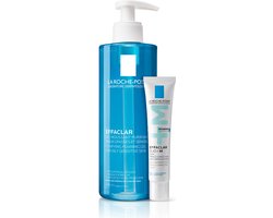 La Roche-Posay Effaclar routine - Effaclar Duo+M Dagcrème 40ml + Zuiverende Gel 400ml - voor vette, onzuivere huid met neiging tot acne La Roche-Posay Effaclar routine - Effaclar Duo+M Dagcrème 40ml + Zuiverende Gel 400ml - voor vette, onzuivere huid met neiging tot acne