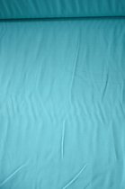 Viscose uni turquoise 1 meter - modestoffen voor naaien - stoffen