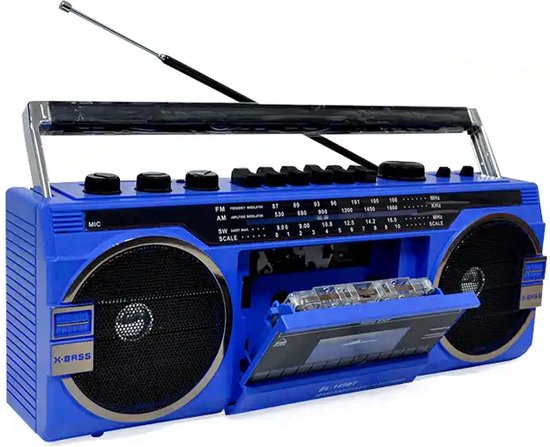 Nuvo N320RDBBK Recorder Plus met zwarte rand, zwart