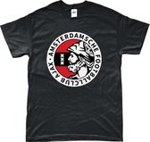 Ajax Shirt - AFCA Griekse Krijger - T-Shirt - Amsterdam - 020 - Voetbal - Artikelen - Zwart - Unisex - Regular Fit - Maat L