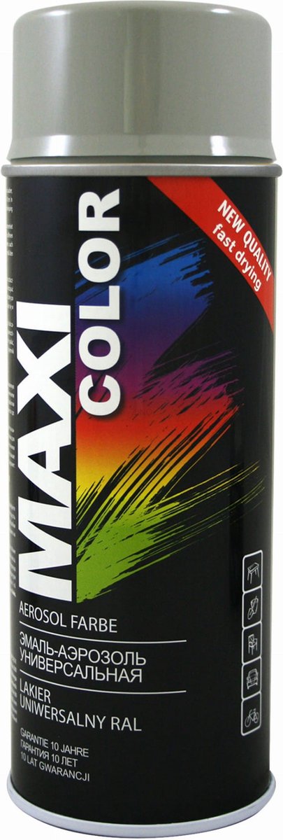 Maxi Color - Spuitverf - 400 ml - Ral 7032 - Grijs