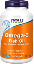 Omega-3 Fish Oil, Cholesterol-free 180softgels