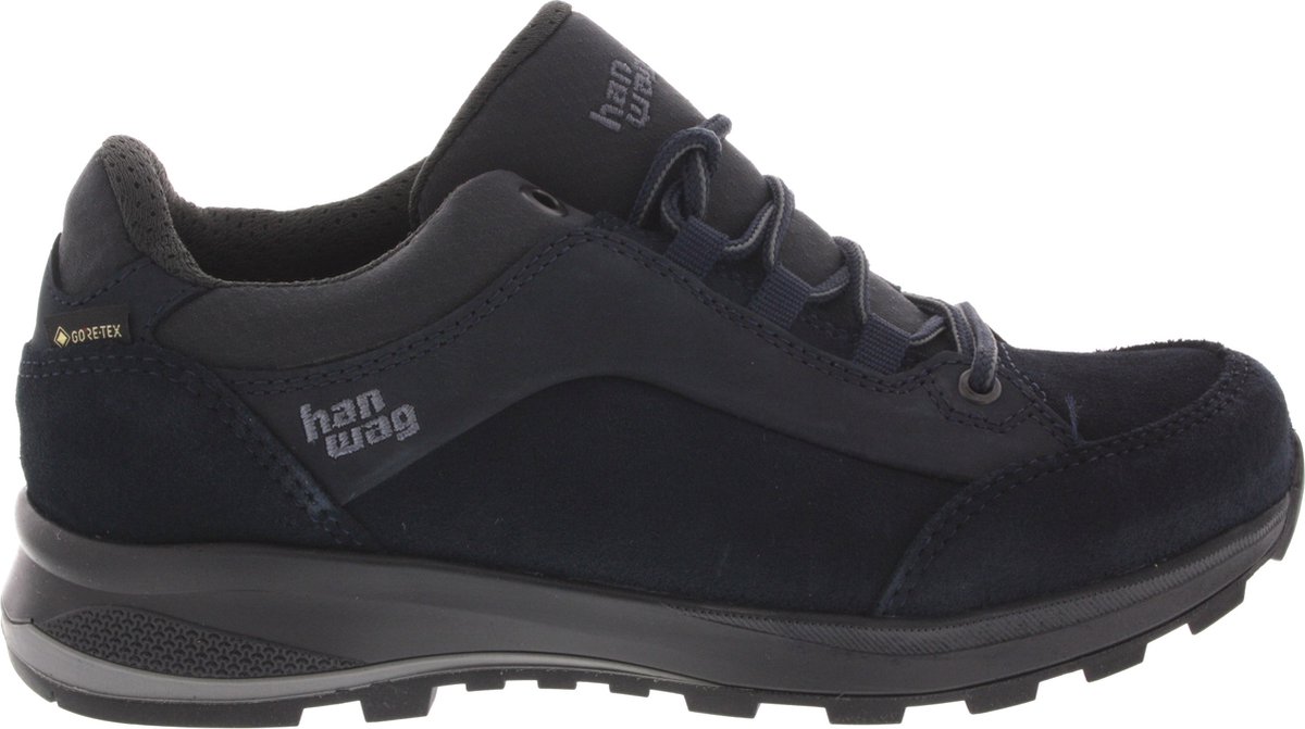 Hanwag Banks Low GTX Asphalt Wandelschoenen Dames Marineblauw
