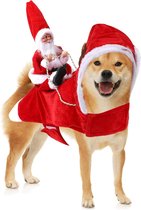 Honden kleding - Kerst Hond - Kersttrui Hond - Kerstmuts Hond - Kerstpakje Hond - Hond of Kat - Kerstmis - Halloween - Xmas Party - Ruglente 26cm