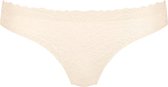 Sloggi Women ZERO Feel Lace 2.0 Brazil Panty (1-pack) - dames slip - beige - Maat: XL