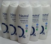 Neutral Showergel - Douchegel - Gevoelige Huid - o% Parfum - Voordeel Set 5 X 250 ML