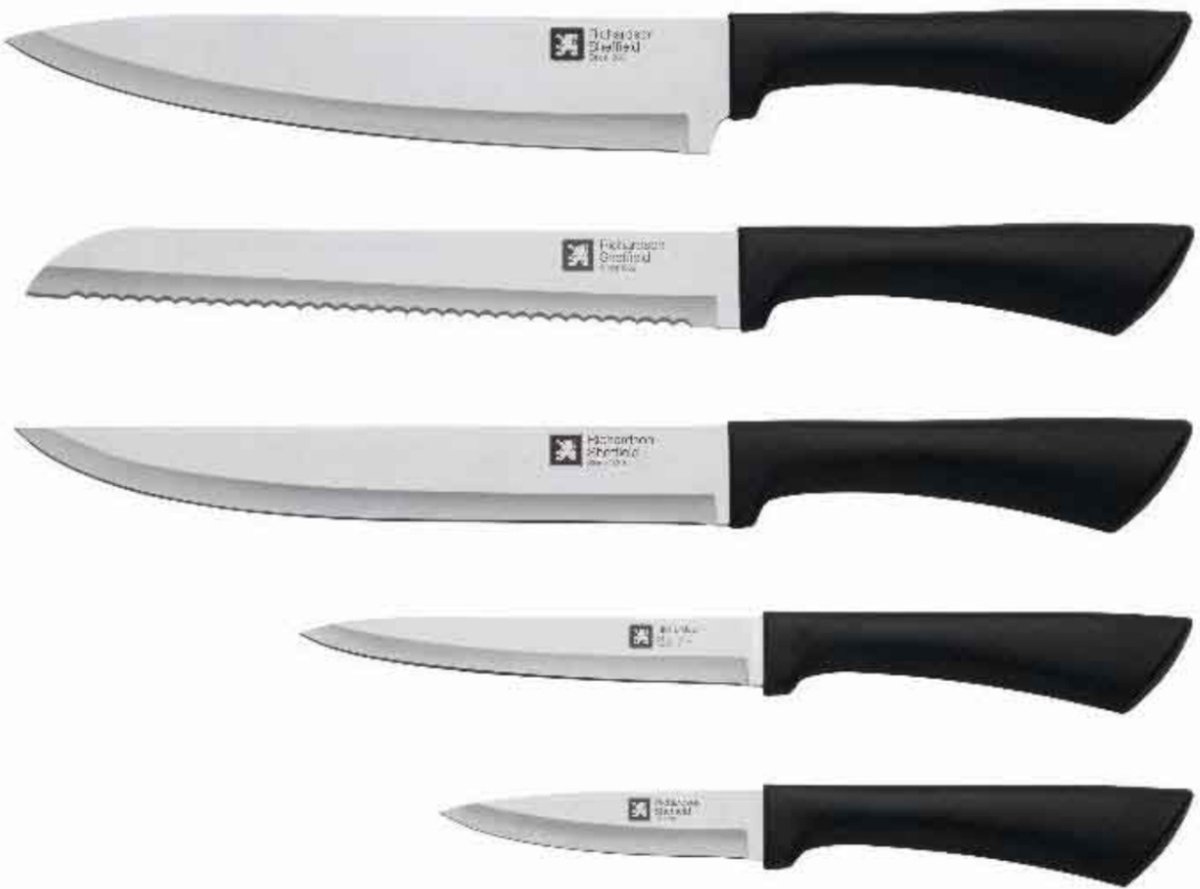 Richardson Sheffield Onyx - 5 delige messenset