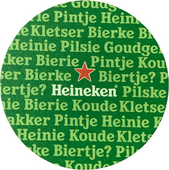 Heineken - Bierviltjes - 400 stuks (4x 100 stuks) cadeau geven