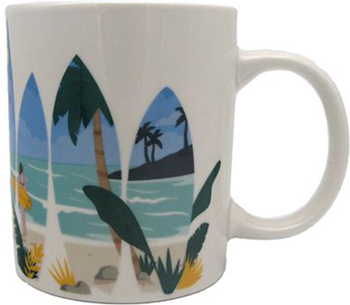 Mok - VW T1 Volkswagen Busje - Waves - Porselein - 300ml