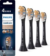Philips Sonicare A3 Premium All-in-One - Opzetborstels - 4 stuks - Zwart - HX9094/11