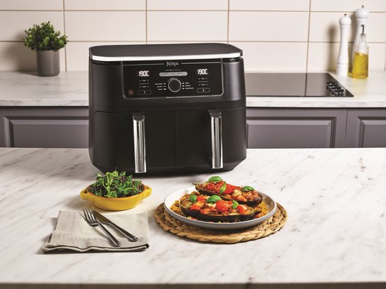 Ninja Dubbele Airfryer XXL - 9.5 Liter - 2020 Model - Dual Zone Technologie - AF400EU