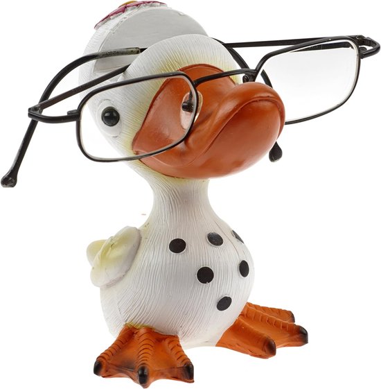 By Bers Die_Birds Design Hand Painted Animal Real Funny Polyresin Glasses Holder for Fun Understand and Young at Heart