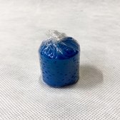 New Castly - blauw kaarsje - 2 stuks - 5 cm hoog - diameter 5 cm