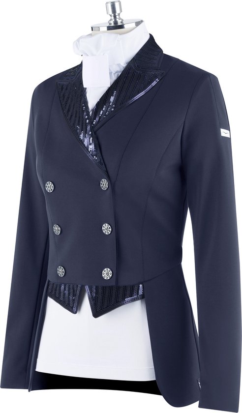 Animo Lennon Queue-de-pie courte pour femme, taille M, bleu marine