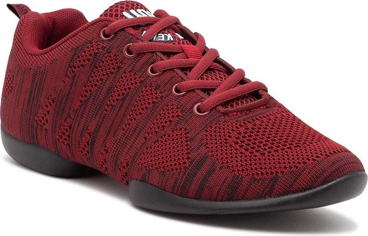 Anna Kern Suny Danssneakers 135-bold - Dames Sport Sneakers - Salsa, Stijldansen - Rood - Maat 40,5