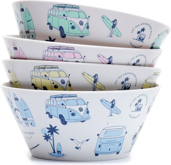 Drinkbekers campingservies Wildwood - set van 4 - I love kamperen shop