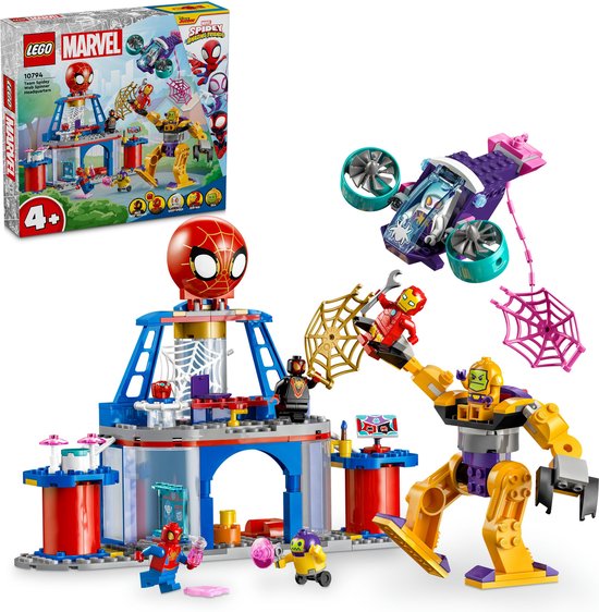 LEGO Marvel 10784 La Base Secrète du QG de Spider-Man