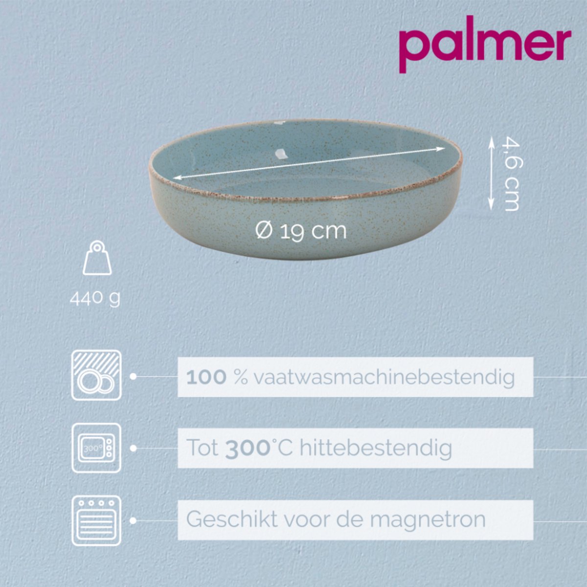 Achetez Palmer Service de vaisselle Antigo Porcelaine 6 personnes 24 pièces  Bleu chez  pour 179.95 EUR. EAN: 8717522189114