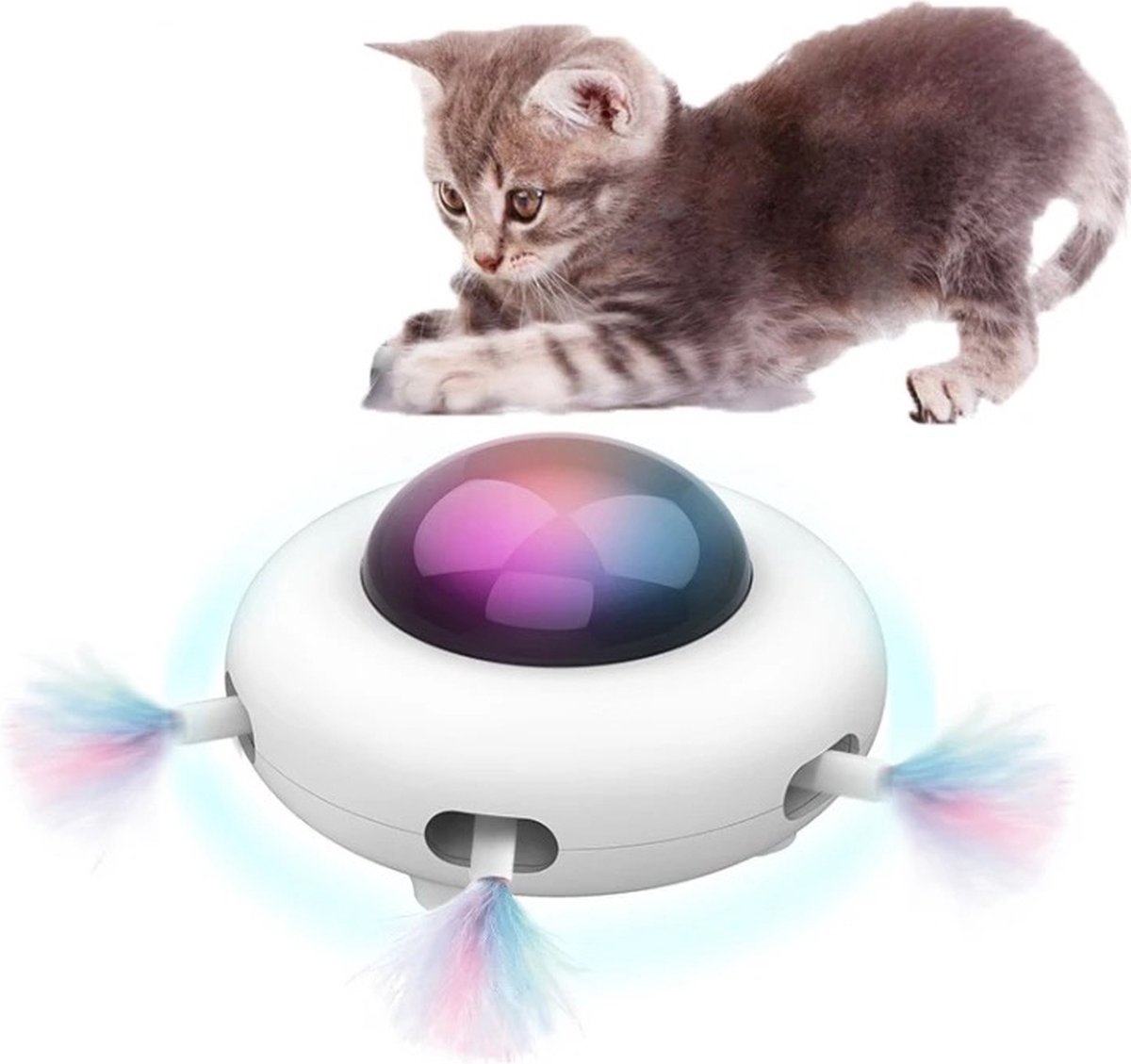 Interaktives Katzenspielzeug, 3 Modi Katzenspielzeug für Interaktives Katzenspielzeug, 3 Modi Katzenspielzeug für