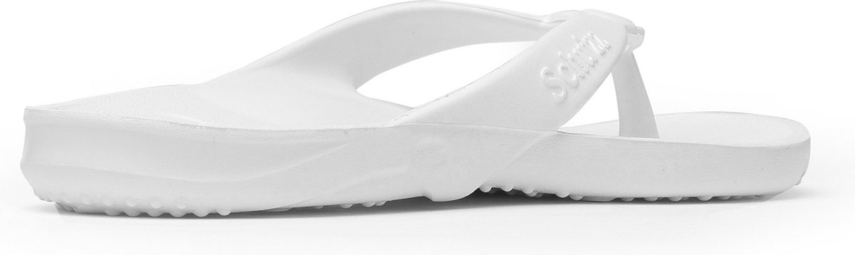 Schu'zz Schuzz Damen Flip Flops Tong Femme Blanc / Weiß-39