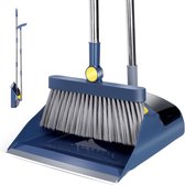 MOPUP Bezem- en veegschep set met lange steel, rechtopstaande