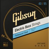 Gibson Flatwound Electric Bass Strings Short Scale Light Gauge - Snarenset voor 4-string basgitaar