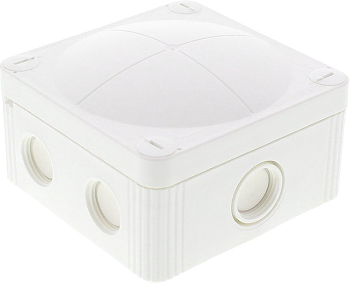 Wiska COMBI 407 Universeel kabeldoos + 3 wartels 95x95x60mm - IP66/67 - Grijs