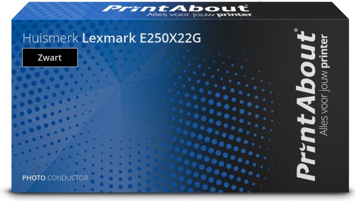 PrintAbout huismerk Photo Conductor E250X22G Zwart geschikt voor Lexmark