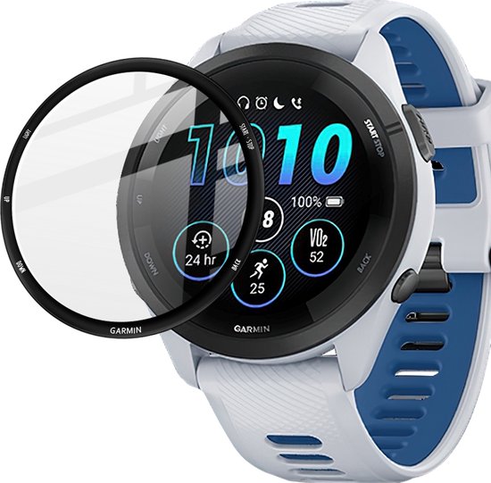 Strap-it Full cover screen protector van PMMA materiaal - geschikt voor Garmin Forerunner 965